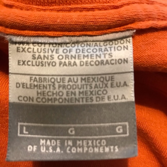 Kona Hawaii T-Shirt Orange Mens Size Large - Picture 5 of 5